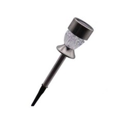 Solar Powered Lawn Light with Diamond Detail for Garden Camping Outdoor Use