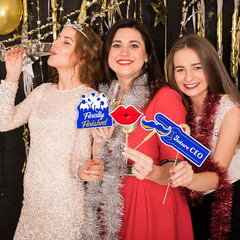 2026 Graduation Photo Booth Props, Blue Gold Graduation Photo Booth Prop, Funny