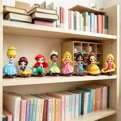 8 Pcs Princesses Figures Set, Figurines Table Decorations Party Decorations C…