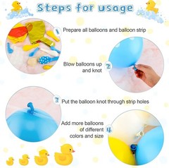 113 Pcs Yellow Duck Balloon Arch Garland Kit 12 10 5 Yellow White Latex Ballo…