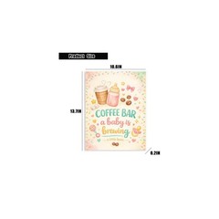 Baby Shower Table Signs 2pc Coffee Bar Brewing A Little Treat For You Decor