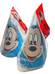 Mickey Mouse Birthday Party Express Hats Vintage 16 Count NOS Confetti Celebrate