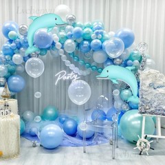 Large Dolphin Balloons 46 Inch Ocean Animals Mylar Balloon Ocean Themed Party…