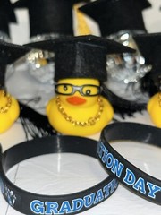 Graduation Ducks Disco Balls Bracelets Misc Lot Of Items Party Favors Gifts NEW
