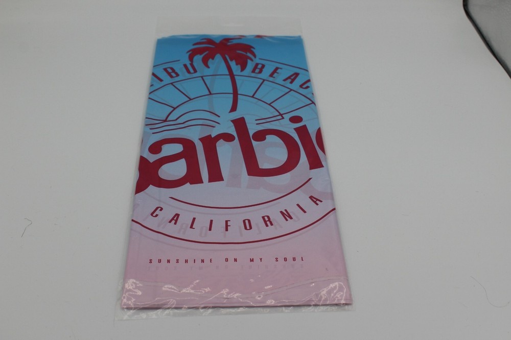 Barbie Malibu Beach Birthday Rectangular Plastic Table Cover, 1 Count C2618