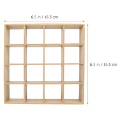 Miniature Wooden Storage Rack Mini House Furniture Mini House Accessory