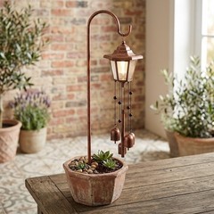 Solar Wind Chime Light with Elegant Hanging Bells for Patio Decoration