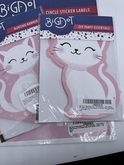 Big Dot Purr-fect Kitty Cat – Decor DIY Baby Shower Party Essentials – Bundle