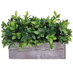 Winlyn Artificial Eucalyptus Plant in Rustic 8.6″ x 11.4″ x 3.7″, Green