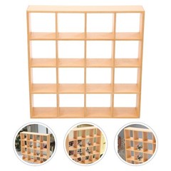 Miniature Wooden Storage Rack Mini House Furniture 1:12 Dollhouse Accessory New