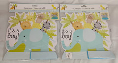 NIP It’s A Boy Baby Shower Party Supplies Centerpieces Wall Mural Invitations