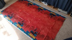 Spider-Man Birthday Banner Backdrop Letters Tablecloth 3 Set