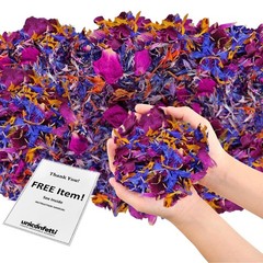 Mixed Dried Flowers Biodegradable Confetti 8oz Real Petals Resin Craft Bath