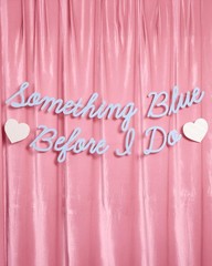 , Something Blue Before I Do Banner – Matte Blue | 5.5 Ft. | Bachelorette Dec…