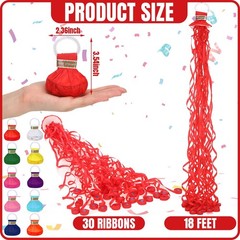 Wettarn 100 Pcs Throw Streamers Confetti Romantic Hand No Mess Streamer