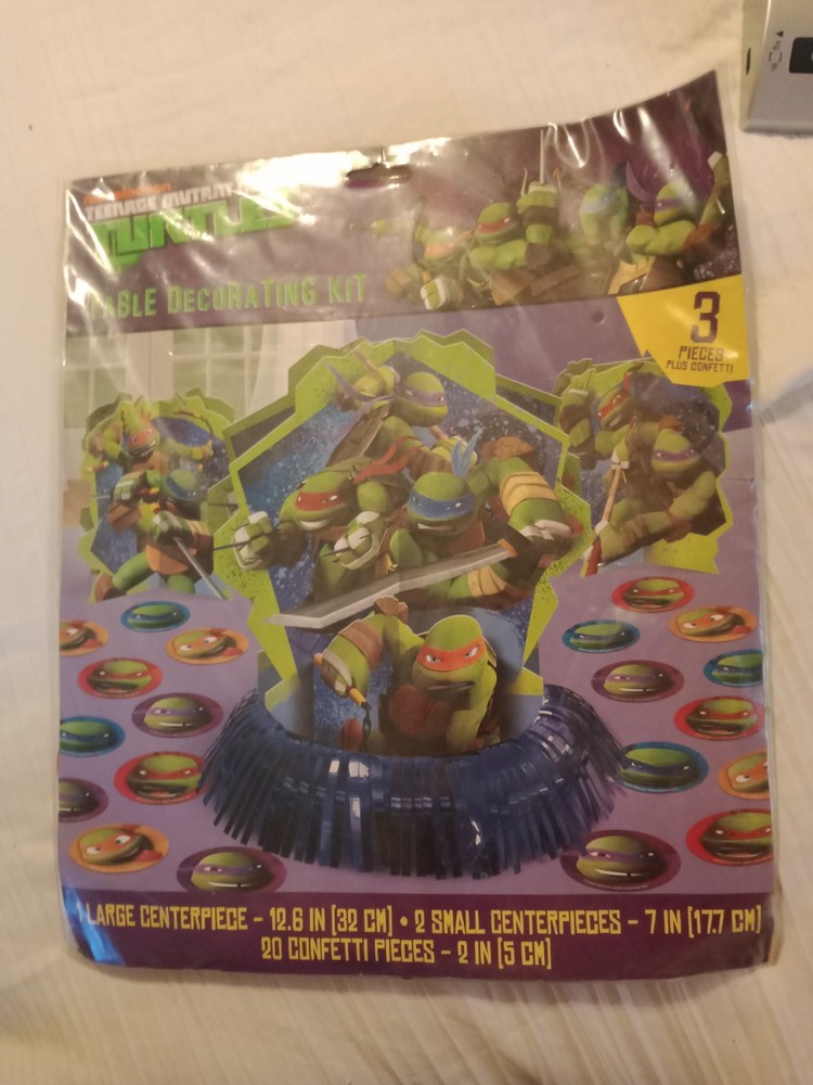 Ninja Turtle Birthday Table Decor Kit