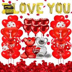 Valentines Balloons,Valentines Day Decorations,Happy Anniversary Balloons,I Love