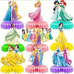 9 Disney Princess Table Centerpiece for Birthday Party Decorations