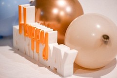 Happy Birthday Sign Party Table Decor Cake Table Centerpiece Gift