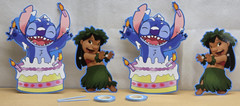 Lilo & Stitch Birthday Party Supplies Stickers Banner Cake And Cupcake Toppers