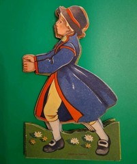Swedish Dancing Couple Fold-Out Paper Row Table Decor