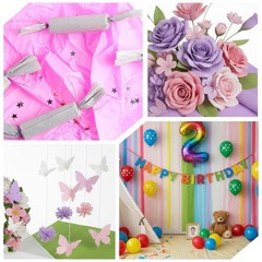 12 Rolls Crepe Paper Sheets Rolls, 10″ x 98″ Crepe Paper Sheets with 50 Pcs G…