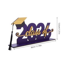 2 Pcs Graduation Season Commemorative Display Decoration Desktop of