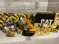 CAT Construction Trucks Little Machines Birthday Party Toppers w/ Plates & Cups