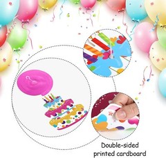 Outus 30 Pcs Happy Birthday Hanging Decorations Ceiling Swirl Various