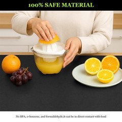 Warmstar Leather Table Cover 14 x40 Inch, 1.8MM Thick PVC Table Protector Waterp