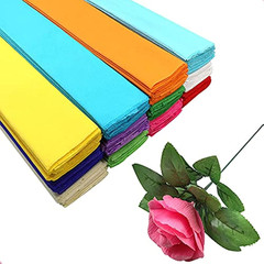 Premium Crepe Paper Party Streamers 21 Assorted Colors, Large 20 Inch X 3.2 Ft.