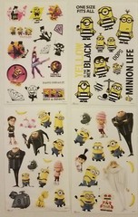 Minions FUN PACK decals posters tattoos stickers & sticker album NEW