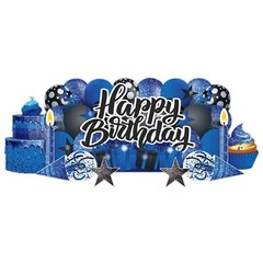 Oversized Happy Birthday Yard Card Display | 9pc Birthday Party Yard Signs