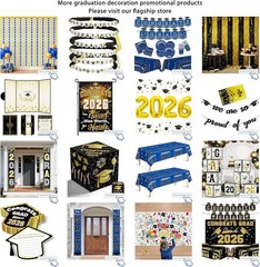 Versatile Black Gold Graduation Card Box – Perfect for Class of 2026 Parties