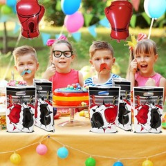 4PCS Boxing Gloves Foil Balloons Boxfor Bing Party Decorations Wrestling Part…