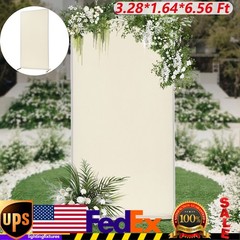 Freestanding Wedding Backdrop Stand Gold&Beige Backdrop Frame With Solid Base