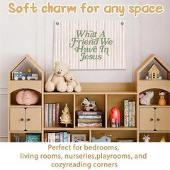 Christian Nursery Decor-What a Friend We Have in Jesus Christian Canvas Banne…