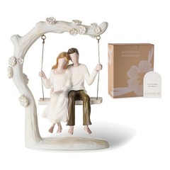 Romantic Couple Figurine In Love Statue Anniversary Wedding Engagement Gift