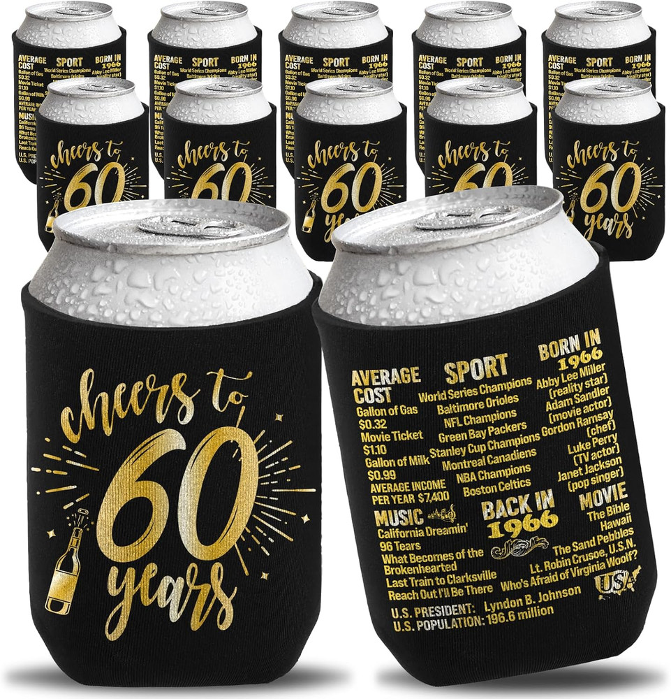 60Th Birthday Decorations for Men Women, 12PCS 60Th Birthday Party Supplies, 60T