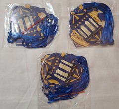 Eid Mubarak (Blessed Feast/Festival) Hanging Party Decoration 30 pc Blue Muslim