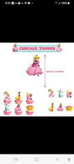 Princess Peach Party Decorations,Birthday Party Supplies for Super Mario Part