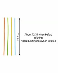 200 PCS Latex Twisting 260Q Magic Balloons Assorted Color Long for Animal Sh…