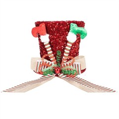 Collapsible Christmas Tree Top Hat with Secure Fixing for Festive Decor
