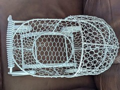 Large White Metal Carriage Stroller Centerpiece Room Decoration Baby Shower more