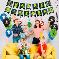 GHOSTBUSTER ghost Birthday Party Supplies,Ghostbusters Party Decorations Plates
