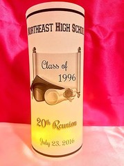 10 Personalized Class Reunion Luminaries Vellum Table Centerpieces Decorations B