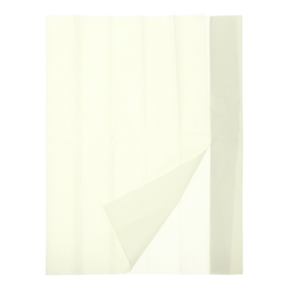 Crepe Paper Roll Crepe Paper Decor 3.3ft Long 20 Inch Wide, Milky White