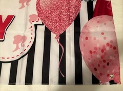 Barbie Happy Birthday Banner, 70 in Long, 41 in Tall, Fabric