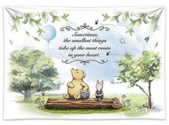 Durable 7x5ft Winnie Bear Vinyl Backdrop for Baby Celebrations & Photography