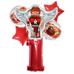 Robot Game Theme Balloon 6pcs Set For Birthday Decoration And Fast Shipping USA